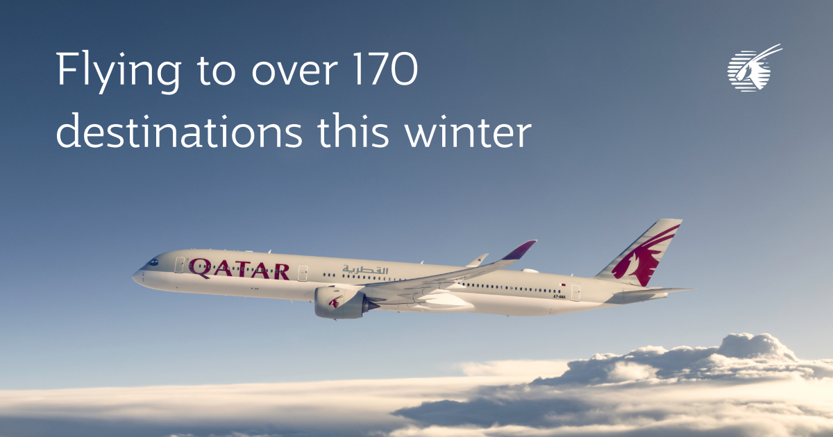 Qatar Airways to fly to more than 170 destinations this winter